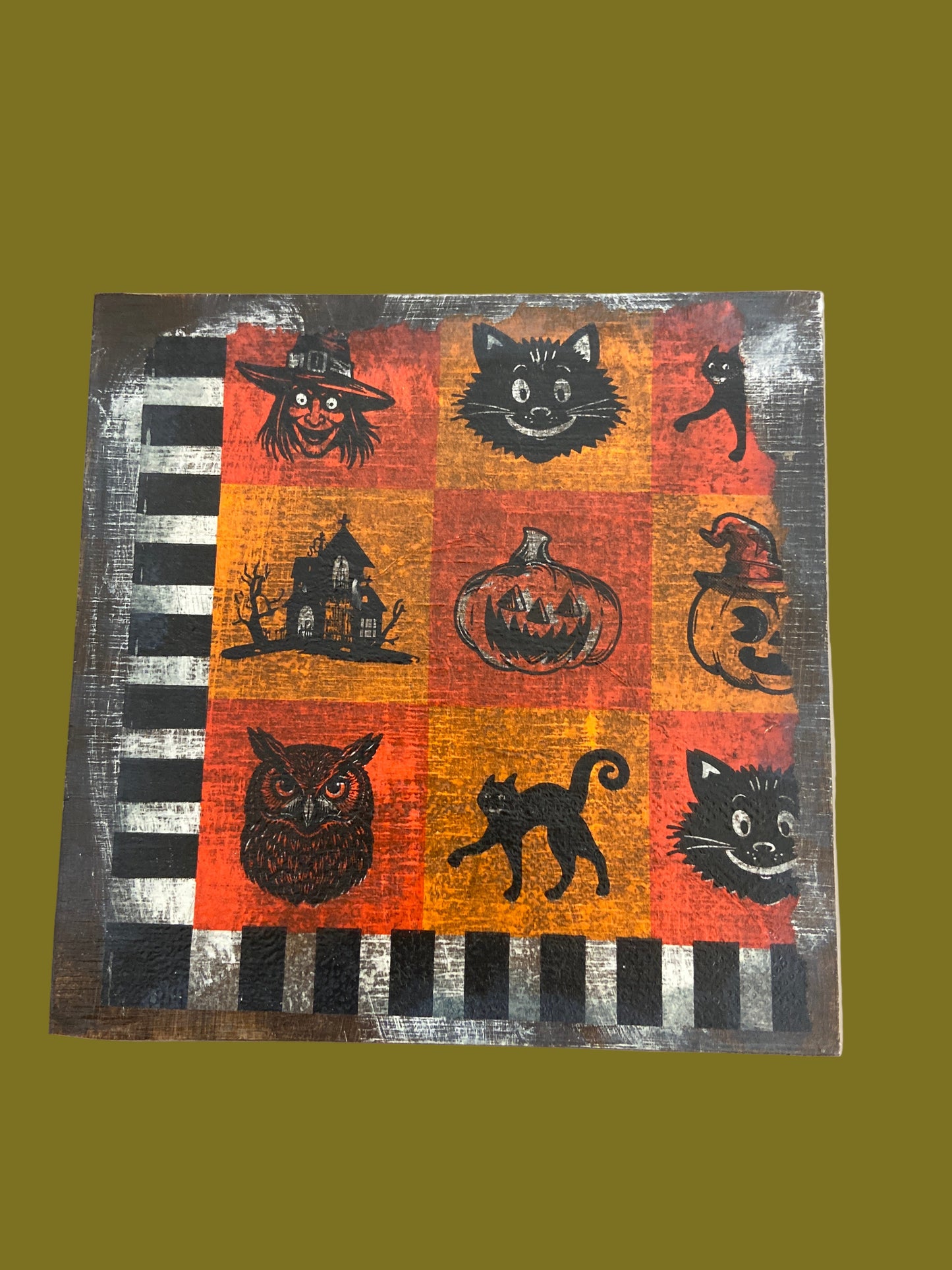 Halloween shelf sitter - Spooky Halloween elements 5x5 (double sided)