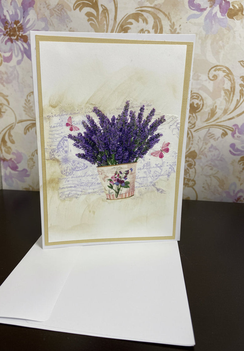 Decoupaged greetings cards (Various styles & occasion)