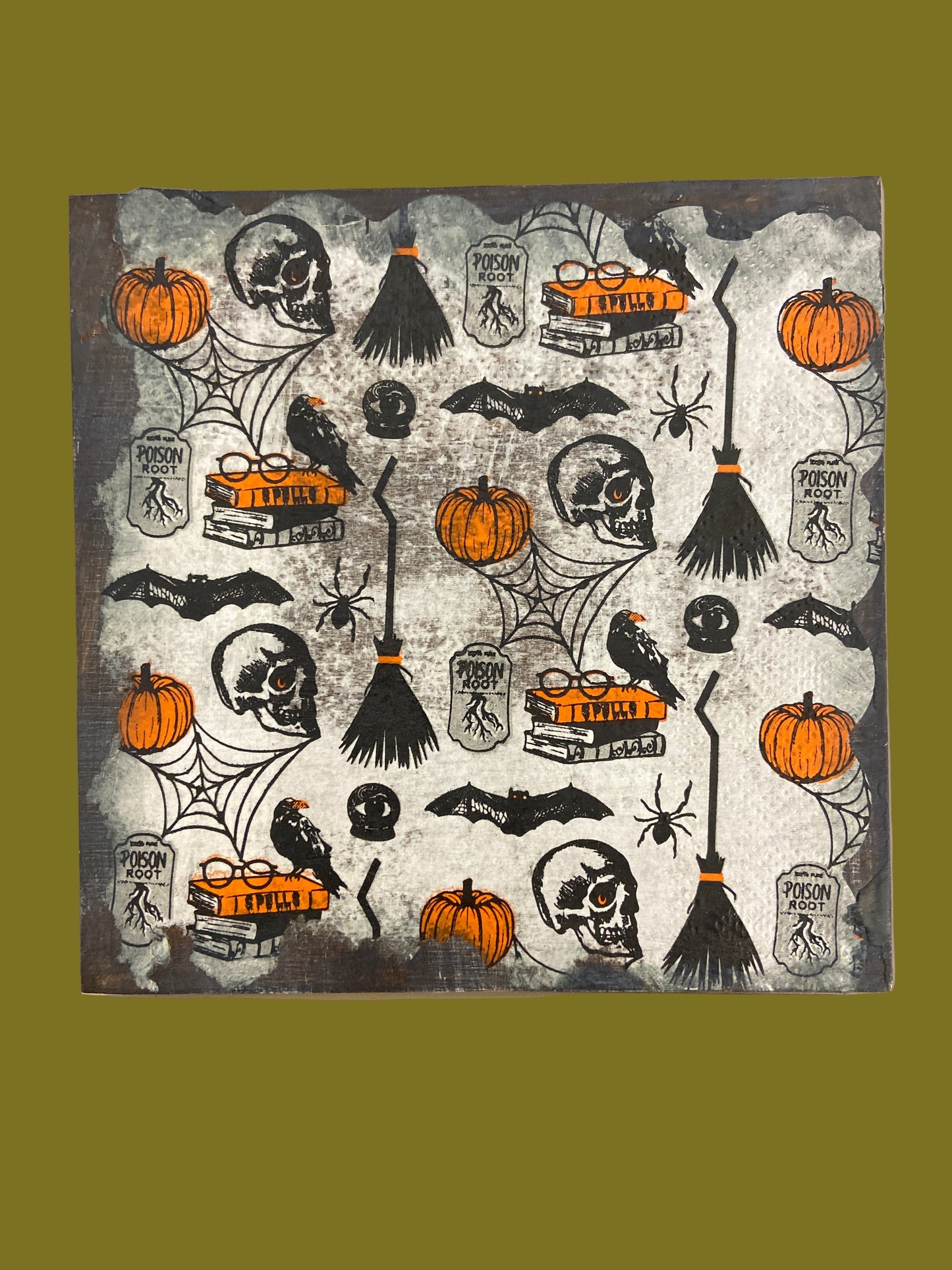 Halloween shelf sitter - Spooky Halloween elements 5x5 (double sided)