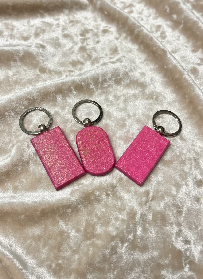 Decoupaged Keychains