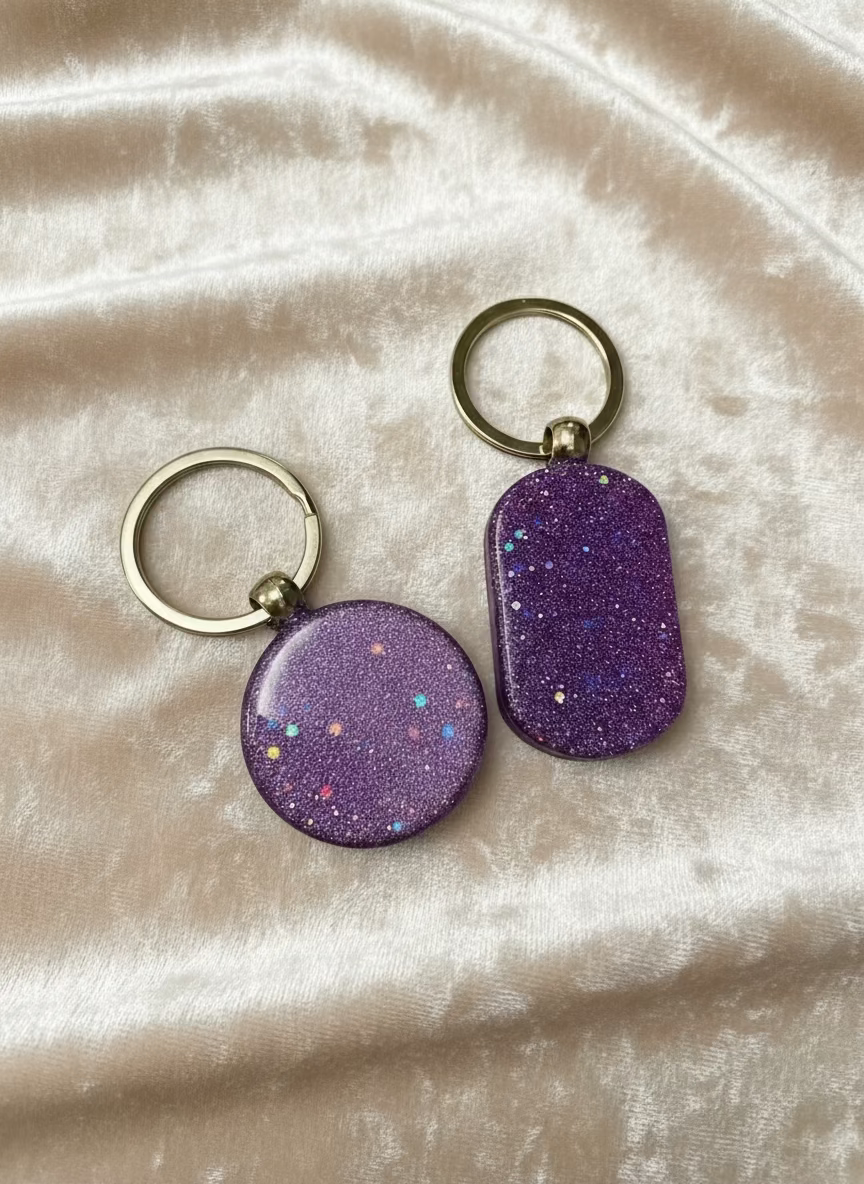 Decoupaged Keychains
