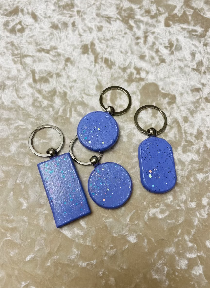 Decoupaged Keychains