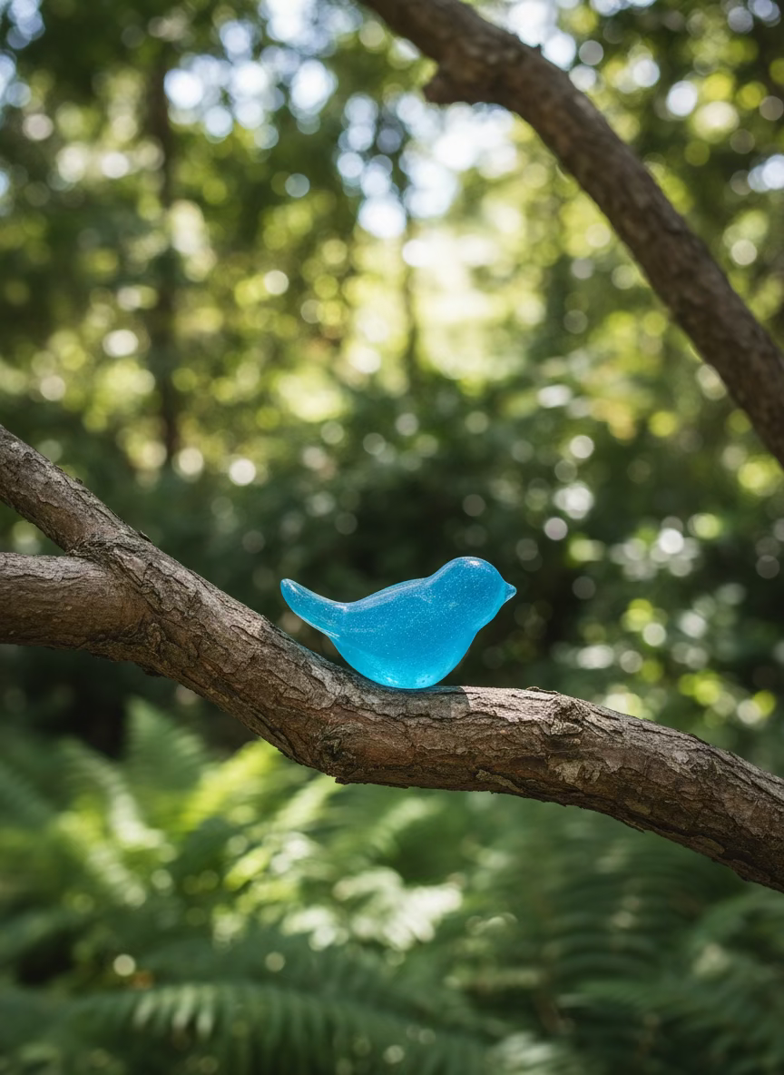 Glitter Resin Animal Figurines 🐌🐦✨