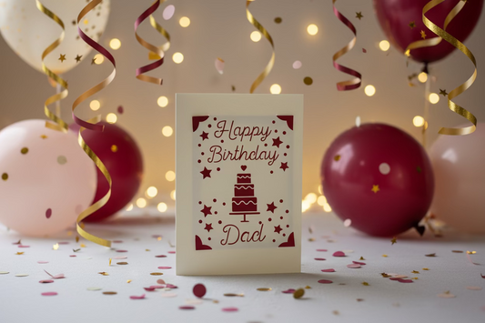 Handmade “Happy Birthday” Greeting Card