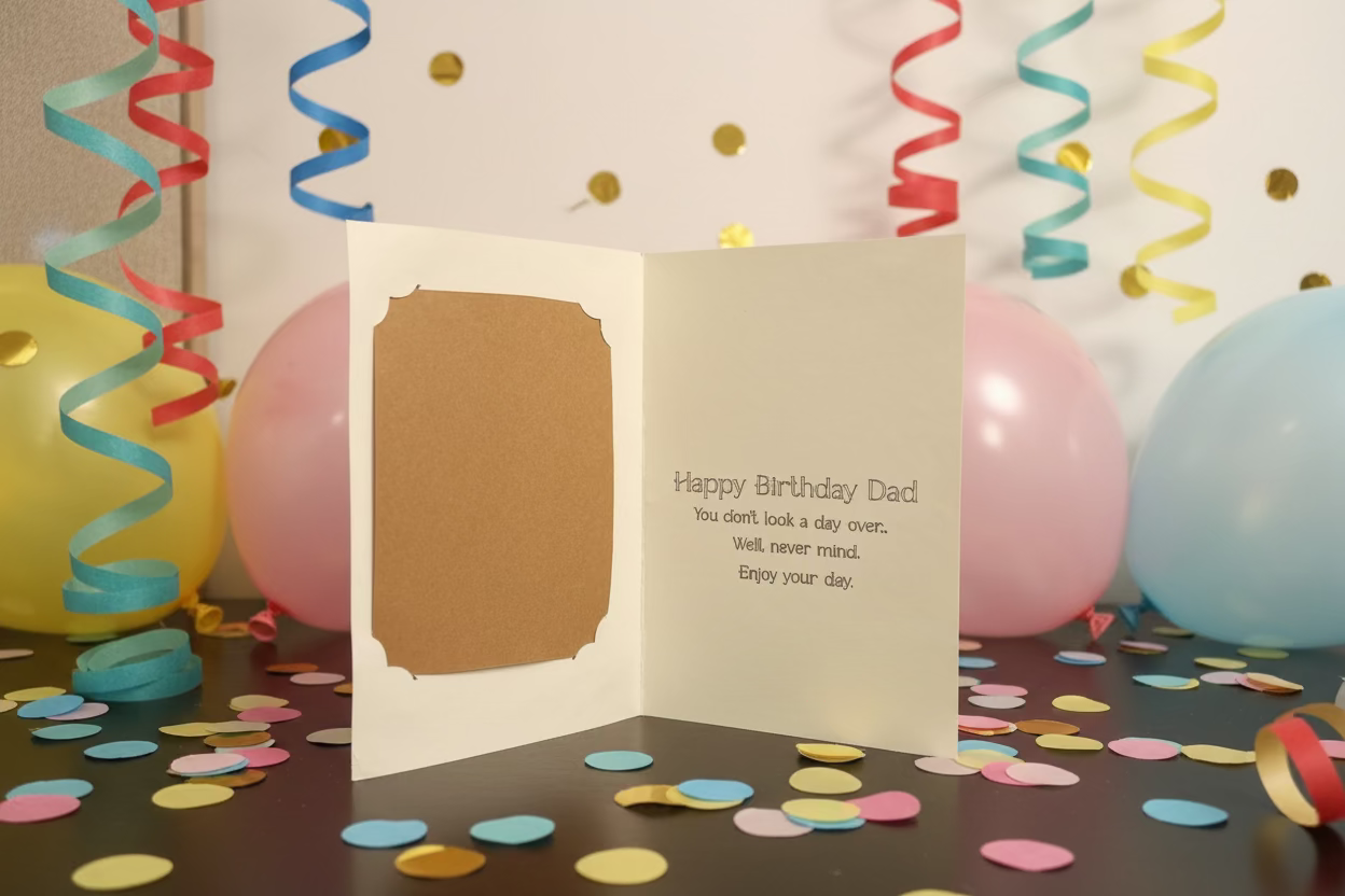 Handmade “Happy Birthday” Greeting Card