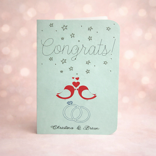 Handmade Congratulations Engagement Card