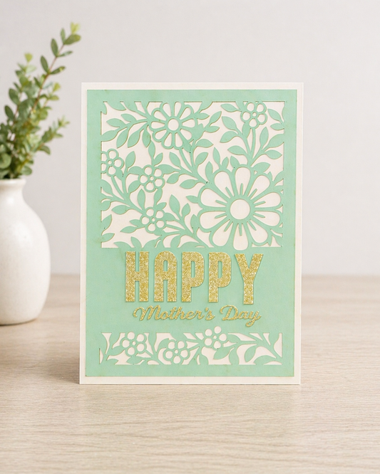 Handmade Floral Mother’s Day Card – 5x7