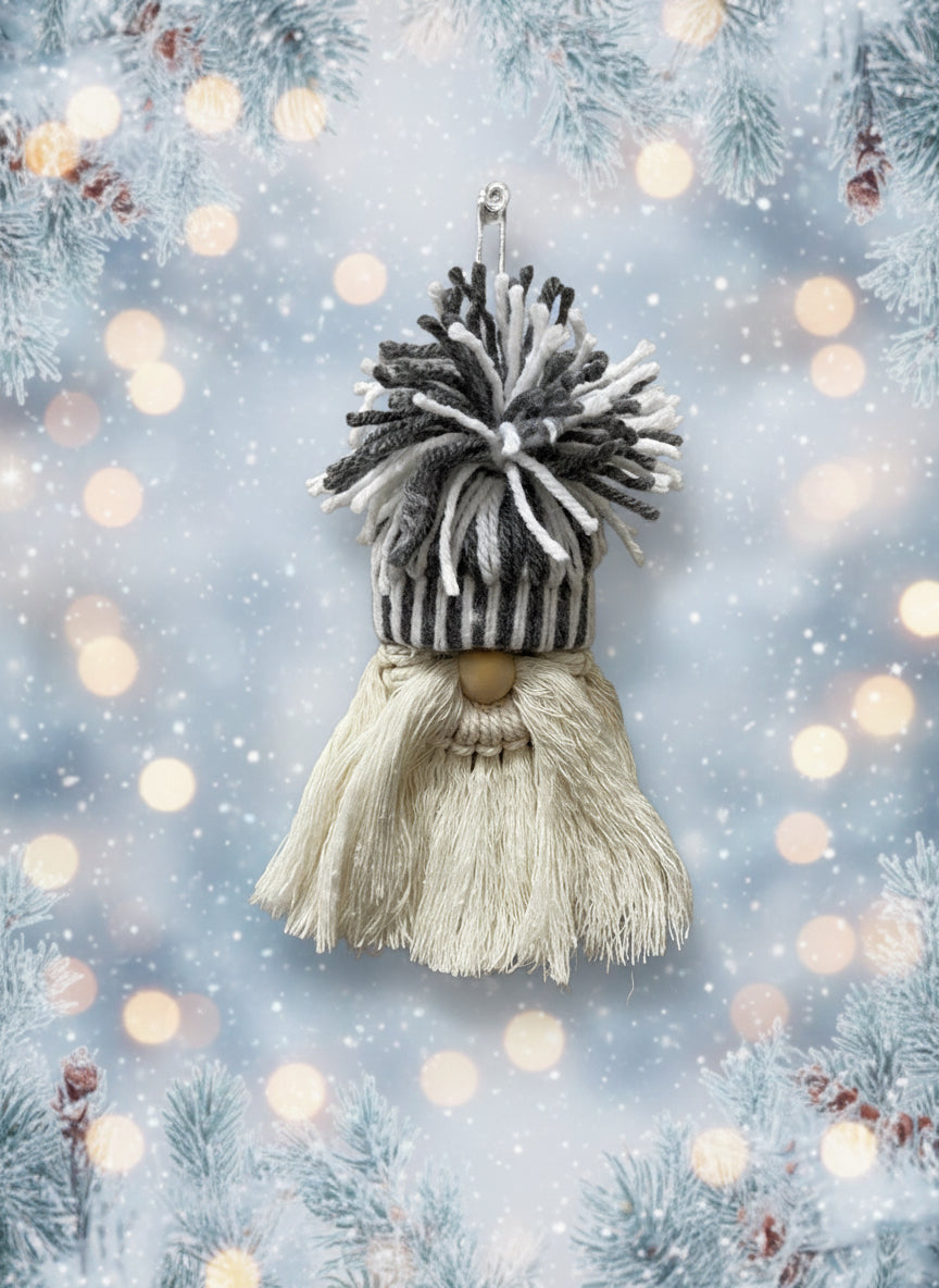Handmade Christmas Gnome Ornament – Holiday Cheer Edition 🎄✨