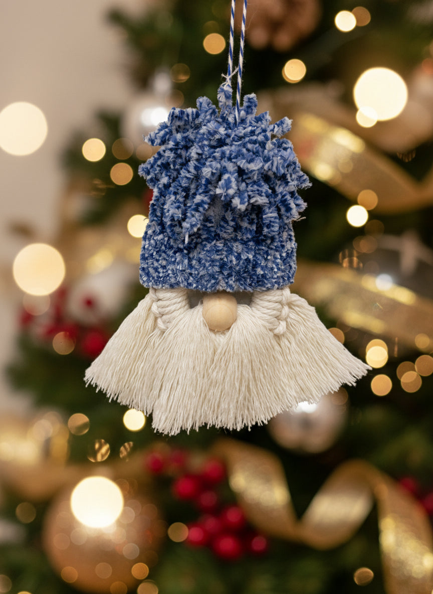 Handmade Christmas Gnome Ornament – Holiday Cheer Edition 🎄✨
